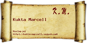 Kukta Marcell névjegykártya