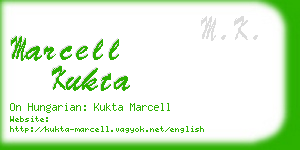 marcell kukta business card